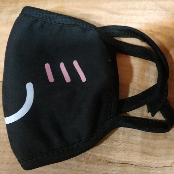Kawaii/Emoticon Reusable Cotton Face Masks, Set of Three - Picture 8 of 16